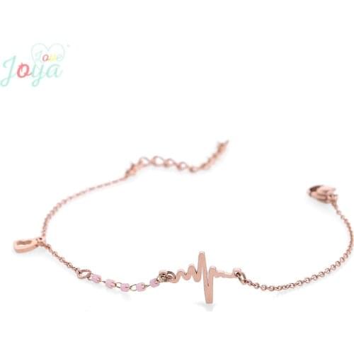 Badu Simple Stainless Steel Bracelet For Girl Korean Crystal Gold Color Bracelets Bangles Mothers Day Gift Drop Shipping