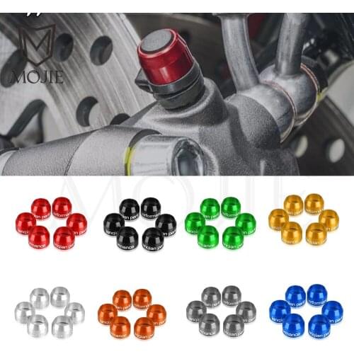 Motorcycle Universal Billet Bleed Valve Cover Kit For Aprilia Tuono V4 R RR Factory 1000R SL 750 Shiver GT 750 900 RSV4R RSV4