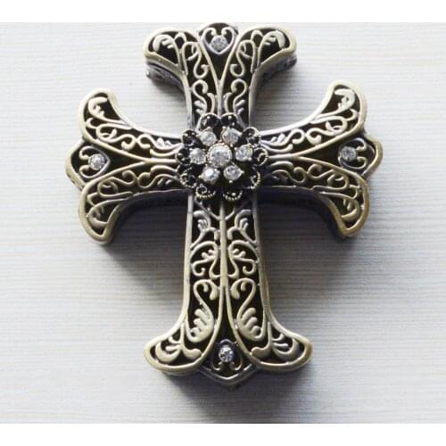 Vintage jewellery box cross keepsake trinket box metal treasure box jewelry organizer makeup organizer birthday gift