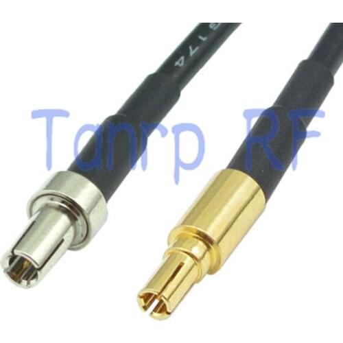 6in TS9 male plug to CRC9 male plug RF adapter 15CM Pigtail coaxial jumper cable RG174 extension cord