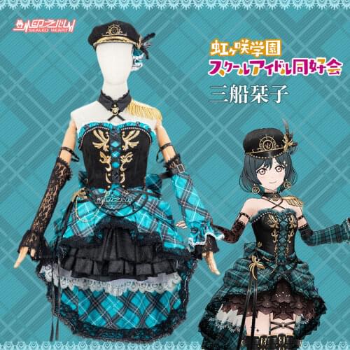 Anime! Lovelive!School Idol Project Mifune Shioriko Lovely Dress Uniform Cosplay Costume Halloween Party Suit For Women 2021 NEW