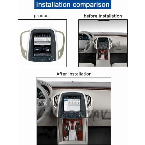 10.4 inch car autoradio DVD player for-buick Laccrose 2013 2014 2015 car GPS navigation vertical screen IPS multimedia player