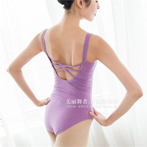 Ballet Leotard Women Tight Cotton Balett Dress Ballerina Camisole Ballet Bodys Girl Daily Practice Ballet Dance Costumes