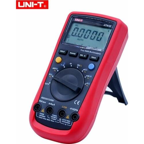 UNI-T UT61E Digital Multimeter True rms Auto Range UT61A/B/C/D AC DC Meter Data Hold Multimetre+USB voltage and current monitor