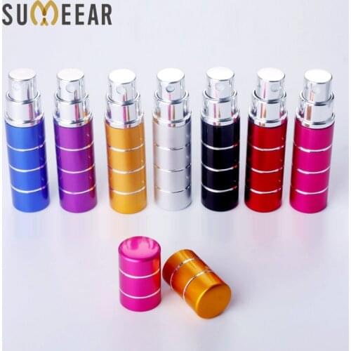 20Pcs/lot 5ml Spray Travel Perfume Bottle Mini Portable Refillable Perfume Bottle With Empty perfume bottle Cosmetic Container