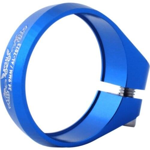 Road Bike 34.9mm Seatpost Clamp Aluminum Alloy Quick Release Bike Lock Seat Post Tube Clip Clamp Fixed Gear