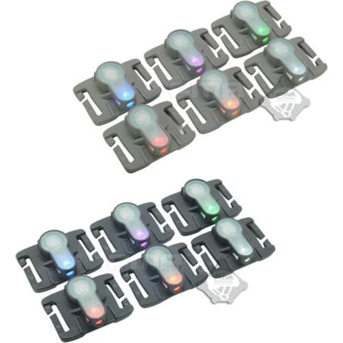 FMA TB906/TB907 Paintball MOLLE System LED Signal Strobe for DEVGRU Vest 6-color Light