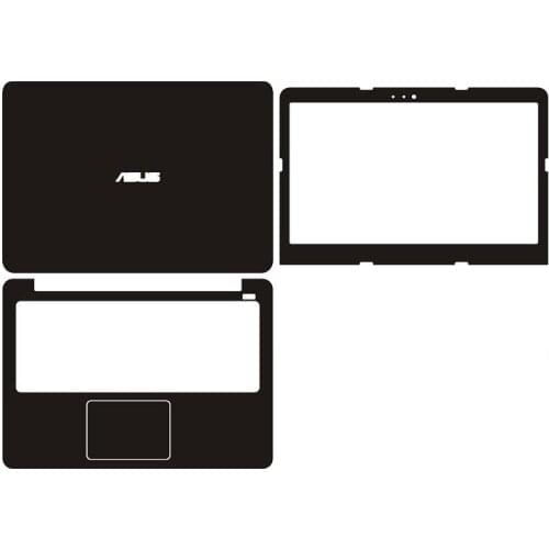 Laptop Leather/Carbon fiber Vinyl Skin Sticker Cover Protection For ASUS A401L K401 U4000 V405L A400U A401