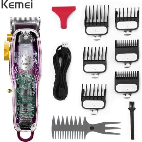 Hair Clipper Professional Trimmer For Men Rechargeable Hair Cutting Machine Electric Shaver Beard Barber Cordless Easy Haircut