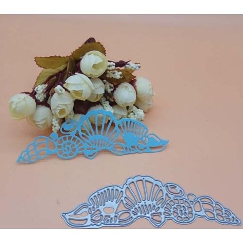 Shell Scallop Summer Holiday Conch Border 2018 New Cutting Dies Scrapbooking Dies Metal Stamps and die for Card Making DIY