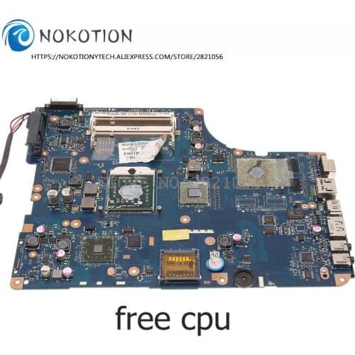 NOKOTION K000086530 LA-5331P For TOSHIBA Satellite L500D L505D Laptop Motherboard 17 inch DDR2 HD4500 Socket S1 Free cpu