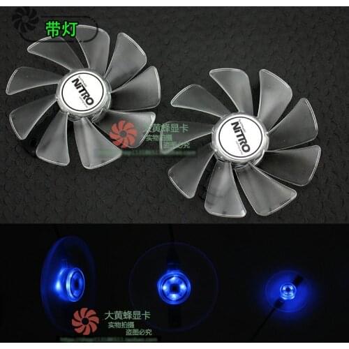 New for Sapphire RX470 RX570 RX480 RX580 RX590 Video Graphics Card Cooling fan