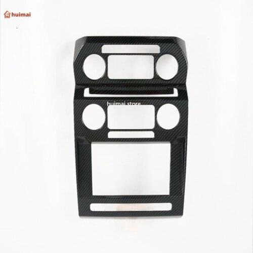 Fit For Ford F150 2015-2020 Carbon Fiber Color Navigation Decoration Cover Frame Car Interior Pickup Accessories