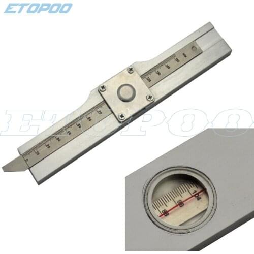 Professional 0-150mm tire Tread pattern gauge with magnifying glass 0-192(32nds) Tire scale ruler for Engineering Vehicle,Truck