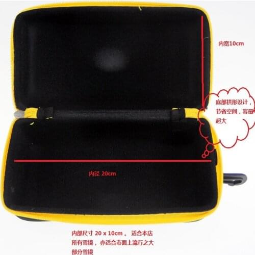 Propro Hard Ski Glasses Box Outdoor Glasses Box Carriable Convenient, Design Unique Volume Ultra Large