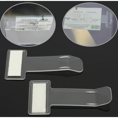 Transparent color without printing spot Sticker 3M glue Car ticket holder Parking clip Plastic parking ticket holder