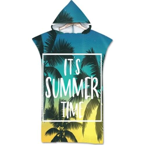 Drop Shipping Summer Hooded Beach Towels Microfiber Kids Swimming Shower Towel Adult Bath Towel Bathroom Towel