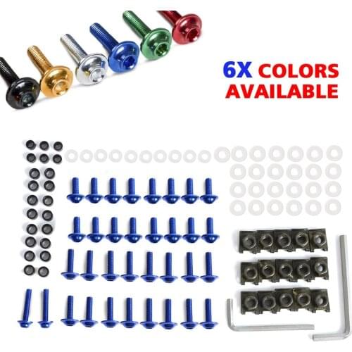 Motorcycle Fairing Bolts Fastener Clips Screw For Yamaha MT09 FZ09 MT09Tracer FJ09 Tmax 500 FZ1 FZ6 FZ8 FZ16 XJ6 XSR 700 XSR 900