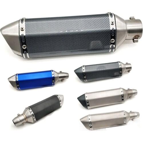 36-51MM Universal Motorcycle Exhaust Modify Motocross Exhaust Muffler For Yamaha TMAX 530 XP 500 530 TX125 Adventure YZ 80 85