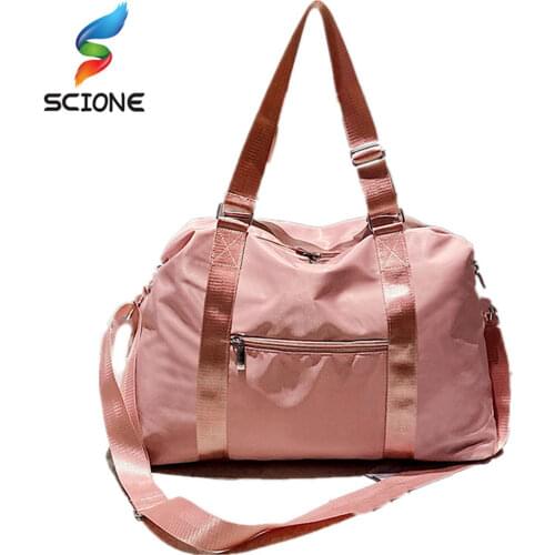 Outdoor Waterproof Nylon Sports Gym Crossbody Bags Men Women Training Fitness Travel Handbag Yoga Mat Sport Compartment XA226Y