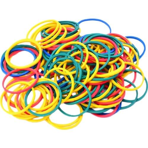 100 Pieces Colorful Elastic Rubber Bands For Tattoo Machine Supplies