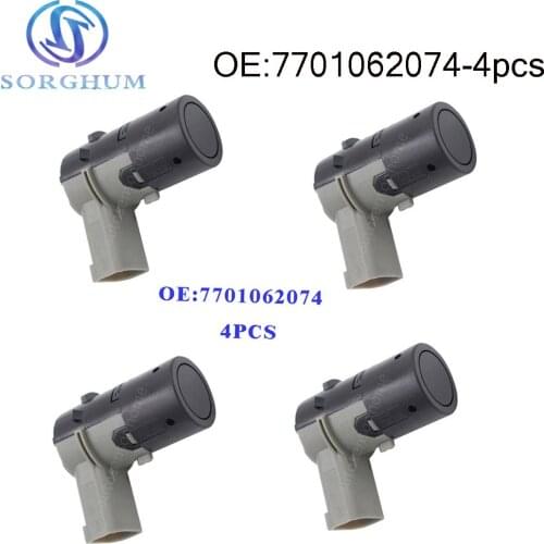 4pcs 7701062074 New Parking Sensor PDC For Peugeot 207 207CC Citroen C4 C5