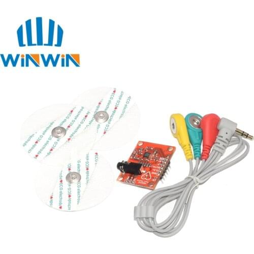 AD8232 Ecg module AD8232 ecg measurement pulse heart ecg monitoring sensor module kit Diy