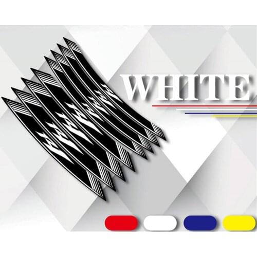 Motorcycle Tires Reflective Waterproof Stripe Stickers Front & Rear Wheel Decals Sticker Set For YAMAHA R1 With Logo