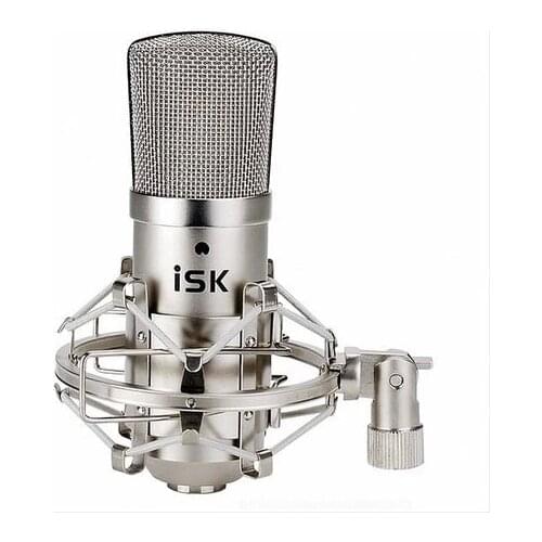 Free shipping ISK BM-800 condenser Microphone professional recording microphone music create broadcast and studio microphone