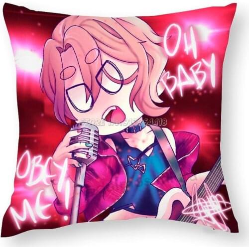 Me Pillow Case Soft Decorative Throw Pillow Cover Print PillowCase Waist Cover Pillows NOT Included Me Me Asmo Me