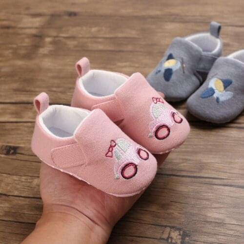 NEW Infant Baby Girl Boy Shoes Cartoon Anti-Slip Soft Sole Hook First Walkers Toddler Infant Baby Girl Kids Shoes 0-18M