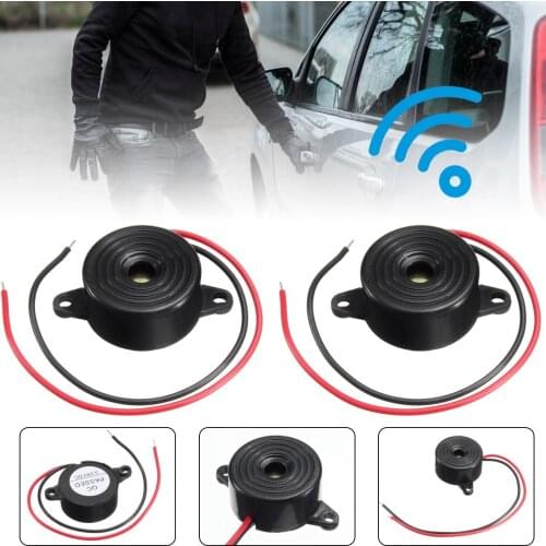 Hot 95DB Alarm High-decibel 3-24V 12V Electronic Buzzer Continuous Beep Mounting Hole
