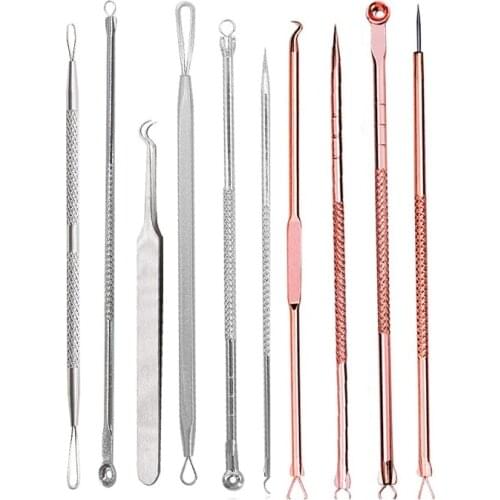 Acne Needle Pimple Blackhead Removal Needle Stainless Steel Squeezing Blemish Comedone Extractor Pore Cleaner Face Care Tool