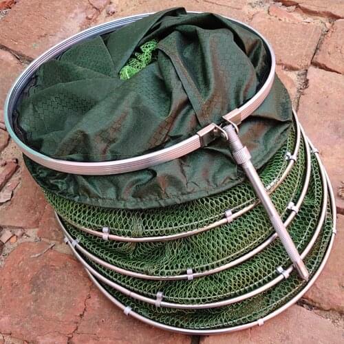 Care Cage Basket Tackle 2m/2.5m Creel Fishing Gear 5-Layers Design Fishing Collapsible Foldable Protable Net Black High Quality