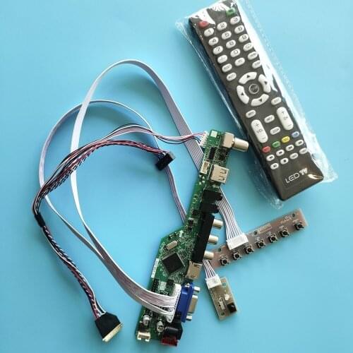 Kit For LP156WHU-TLA1/LP156WHU-TLB1/LP156WHU-TLAA Controller board Panel Screen TV AV 40pin VGA Remote 1366x768 USB HDMI LCD LED
