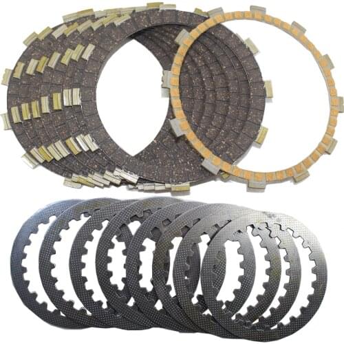 Motor Bakelite Clutch Friction Plates Kit With Steel Plates Motor Clutch Frictions For YAMAHA FZ400 FZ 400 (1997) Clutch Lining