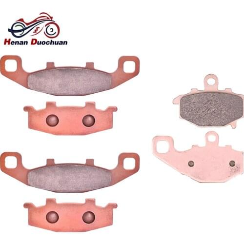 400cc Front and Rear Brake Pads Set For KAWASAKI ZRX400 ZR400 E1-E2 ZR400E ZR550 B4 B5 B6 ZR550B Zephyr 550 ZRX ZR 400 550