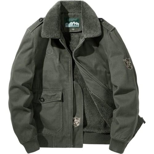 Men Cargo Bomber Jackets Winter Warm Jacket Mens Fleece Outdoor Hiking Windbreaker Male Military Tactical Coat Large Size M-5XL