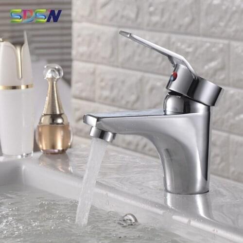 Copper Bathroom Faucet SDSN Quality Zinc Alloy Basin Sink Faucet New Arrival Bath Bathtub Faucet Chrome Bathroom Mixer Faucets