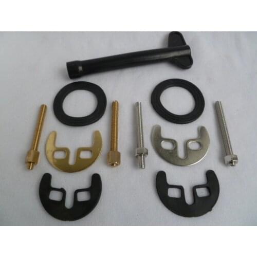 Vidric Copper single hole hot and cold water faucet horseshoe piece installation tight fixed parts installation screw rod repair