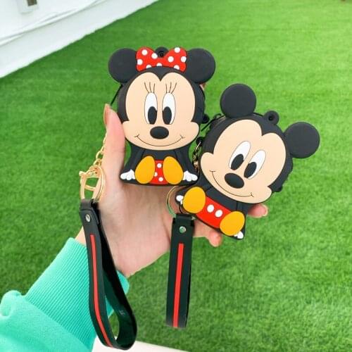 Mini Silicone Bag Mickey Minnie Mouse Bag Disney Waterproof Baby Kawaii Storage Bag Coin Purse Children Outdoor Supplies