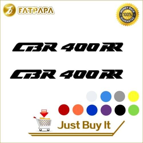 Motorcycle bike Fuel tank Wheels Fairing notebook Luggage helmet MOTO Sticker decals For honda CBR400RR CBR 400RR