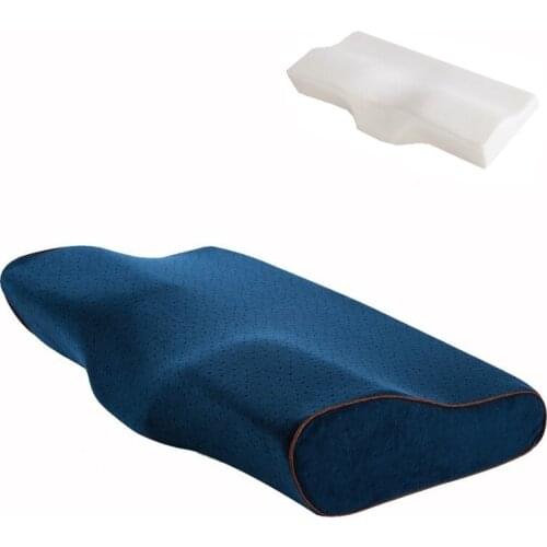 Sleeping Pillow bed Orthopedic Pillows Magnet Massager Pillow Butterfly Shaped Memory Foam Neck Pillow for sleeping