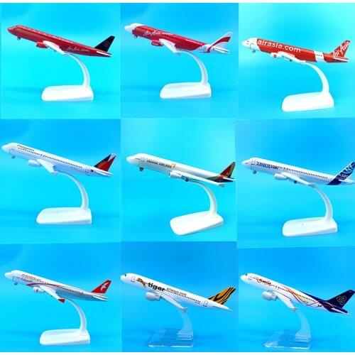 16CM 1:400 Scale Airplanes Airbus A320 Airlines Metal Diecast Aircraft Plane model Airplane Toys Collectible Kids gift