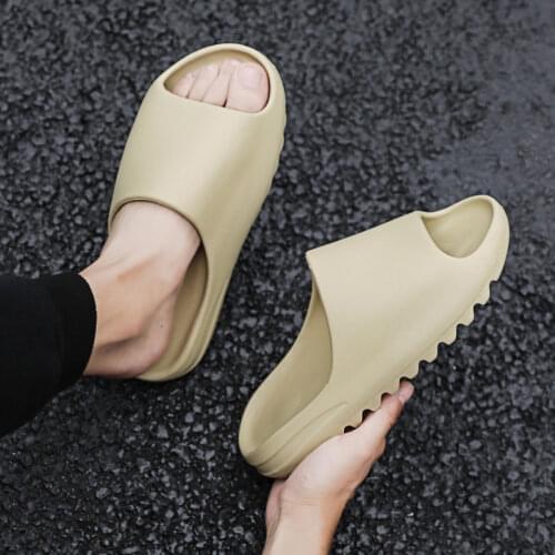 OKKDEY Slides Men 2020 Fashion Summer rubber slippers For Men Soft Outside Mens Slipper Beach Shoes Open Toe Sandals Women