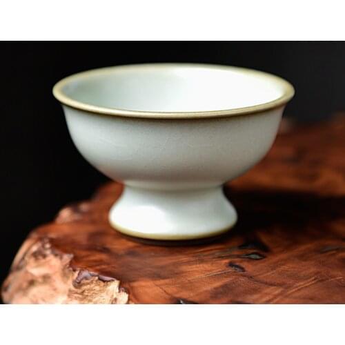 Celadon manual best your kiln ceramic cups, master cup single cup kung fu tea set open individual sample tea cup tea