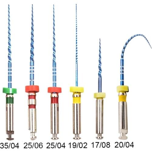 Dental files Blue dental rotary 02 04 06 files nickel titanium root canal files endodontic M3 files