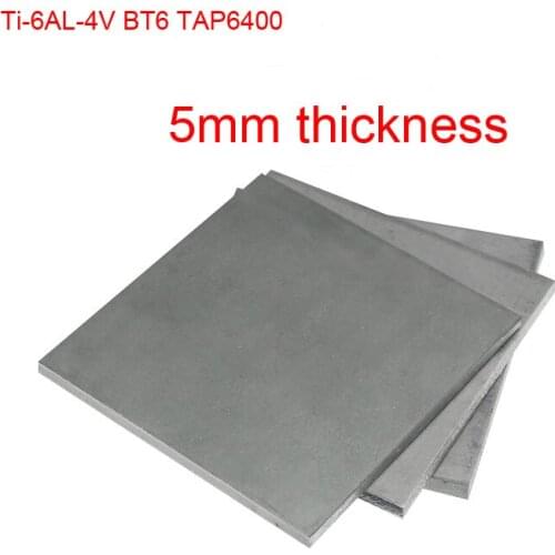 5mm thickness Grade 5 gr5 titanium Ti-6AL-4V plate titanium alloy sheet BT6 TAP6400 Special for ultrasonic medical treatment