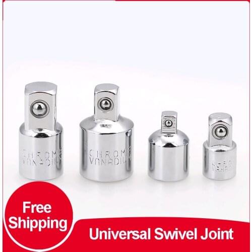 Universal Swivel Joint Auto Repair Tool Rotating Sleeve 360 Degree Rotation 1/4 3/8 1/2