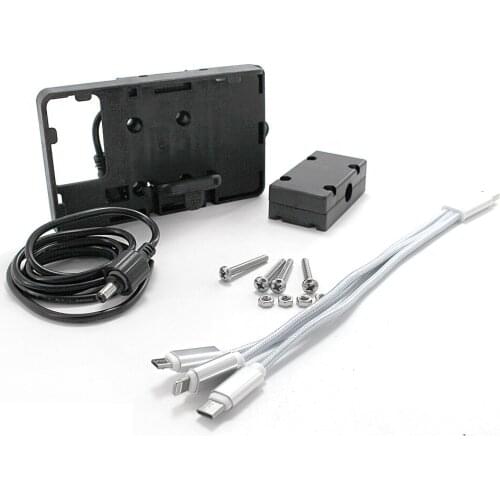 Bike GP Fits For BMW R1200GS adventure/F700/800GS For Honda CRF1000L Africa Twin CRF1000L 2016 USB phone charging USB Bracket